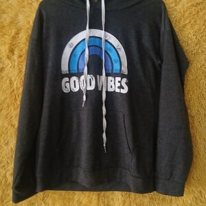 Dark Gray Hoodie Size S But Fits Like M/L